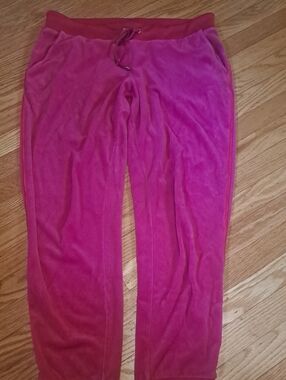 Juicy Couture Hot Pink Velour Joggers for Kids